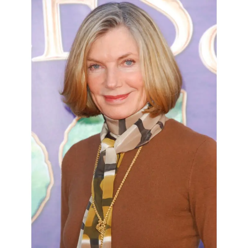 Chin Length Straight Full Lace Blonde 12" Lady Wigs