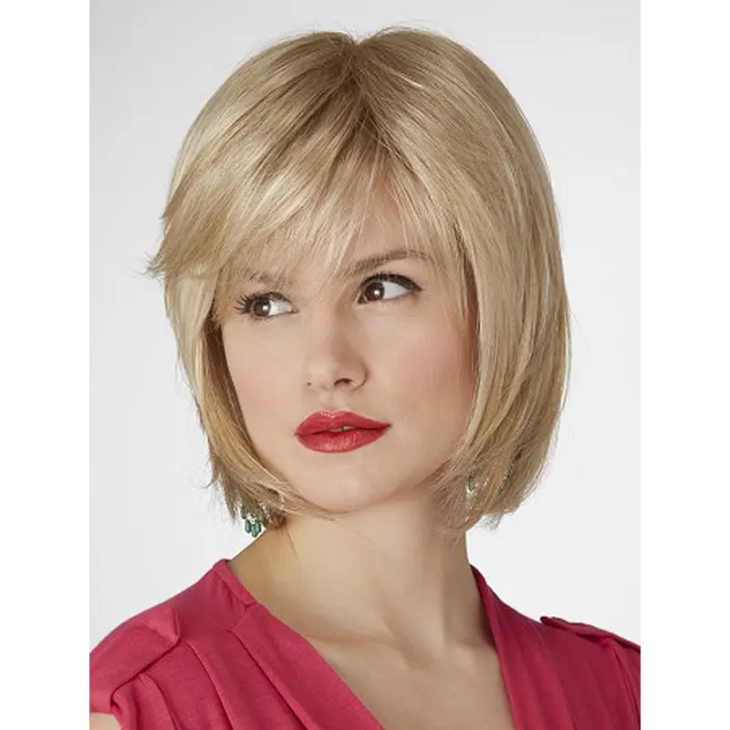 Amazing Chin Length Straight Blonde Bobs Popular Wigs
