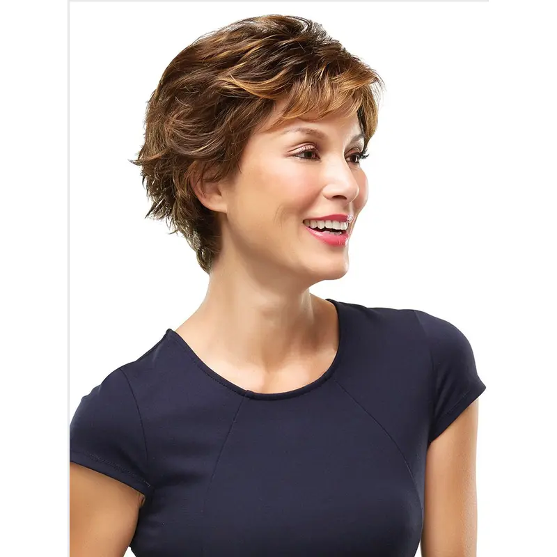 Great Blonde Wavy Short Synthetic Wigs
