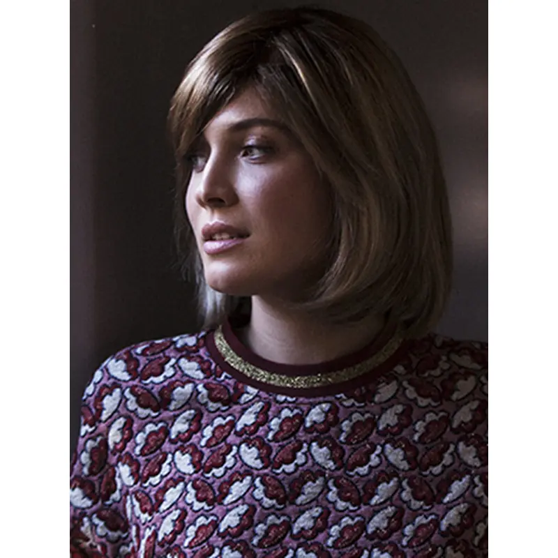 10" Straight Brown Bobs Medium Wigs