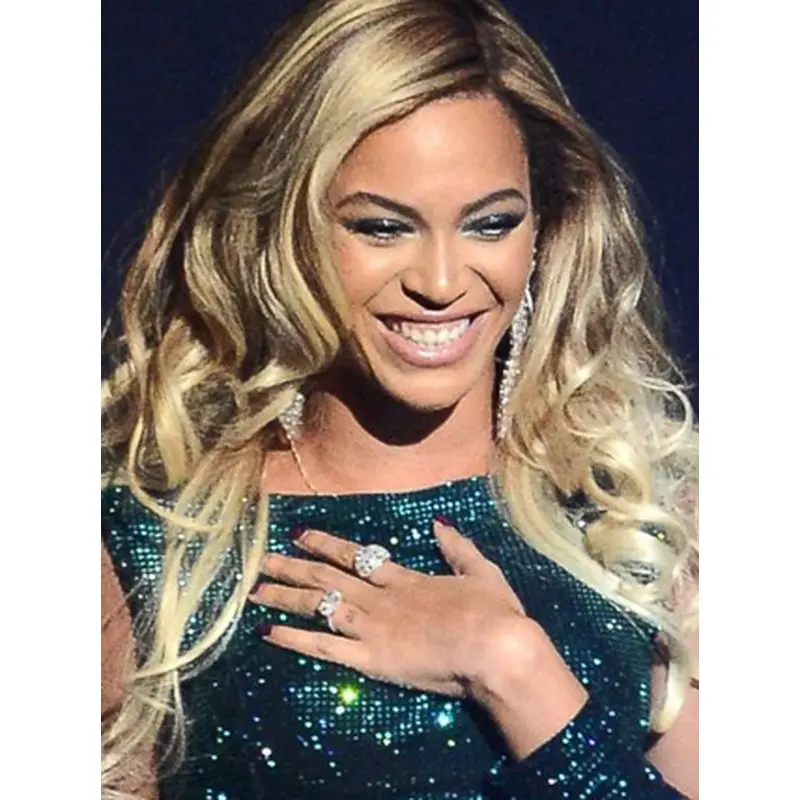 Charming Beyonce 22Inches Wave Remy Human Hair Lace Wig