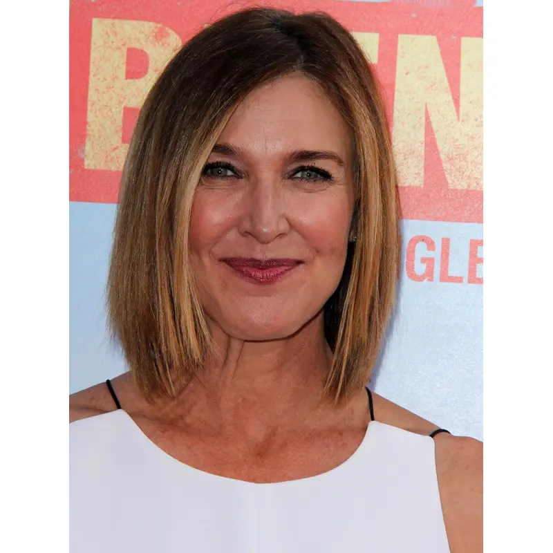 Chin Length Straight Full Lace Blonde 14" Grey Wigs