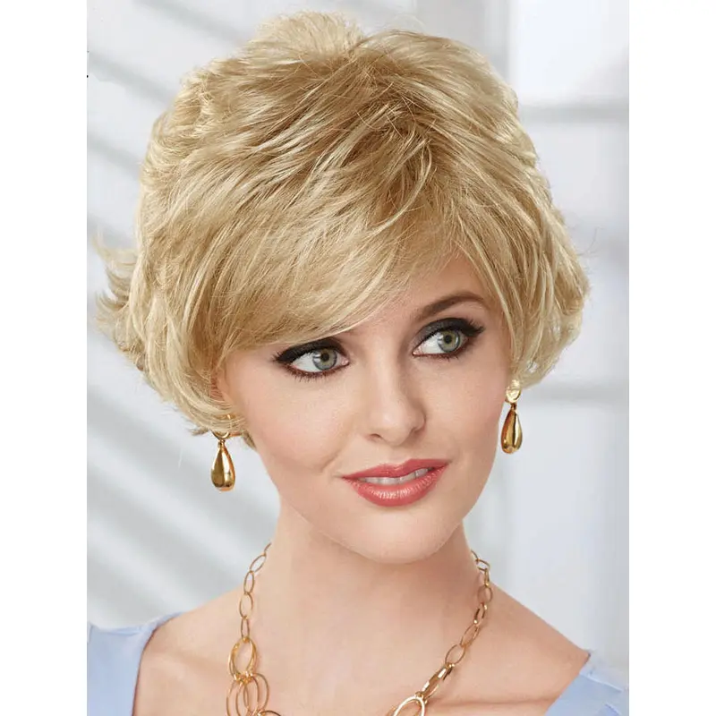 So Great Chin Length Wavy Blonde Bobs New Design Wigs