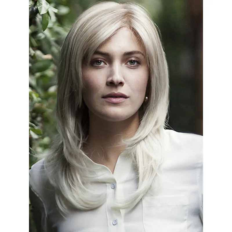 16" Wavy Blonde Layered Long Wigs