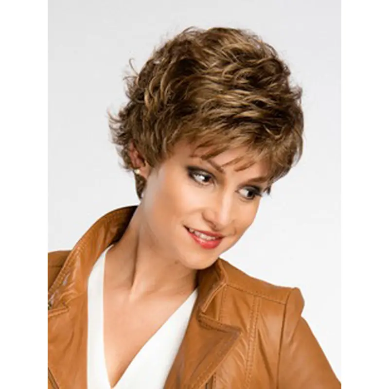 Fabulous Short Wavy Blonde Classic Popular Wigs