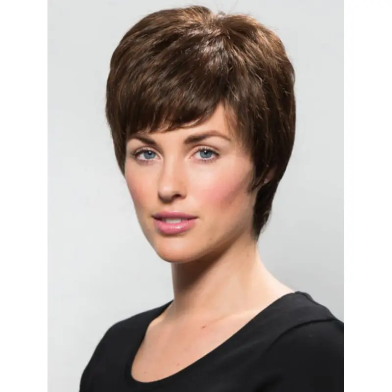 Suitable Monofilament Wavy Short Bob Wigs