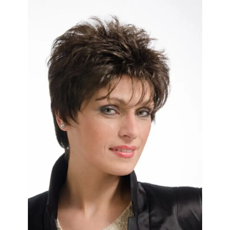 Amazing Straight Brown Boycuts New Design Wigs