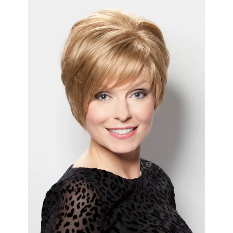 Incredible Blonde Straight Short Lace Front Wigs