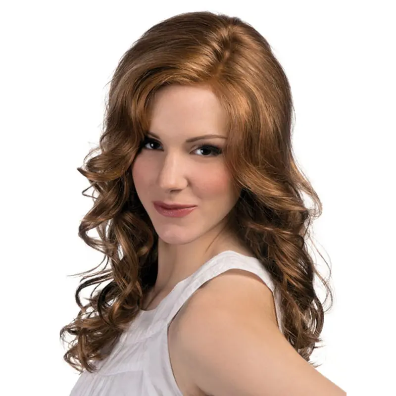 Lace Front Curly Synthetic Radiant Long Wigs