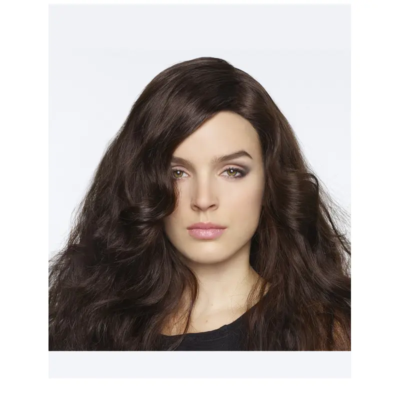 So Great Brown Long Curly Without Bangs Popular Wigs