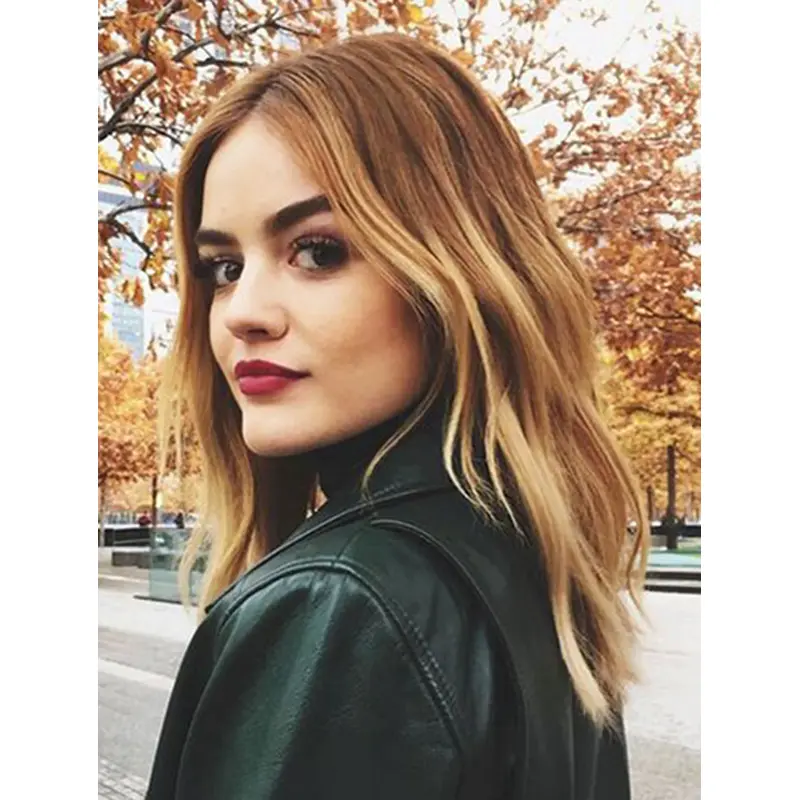 Long Lace Front Synthetic Wavy 16" Lucy Hale Wigs