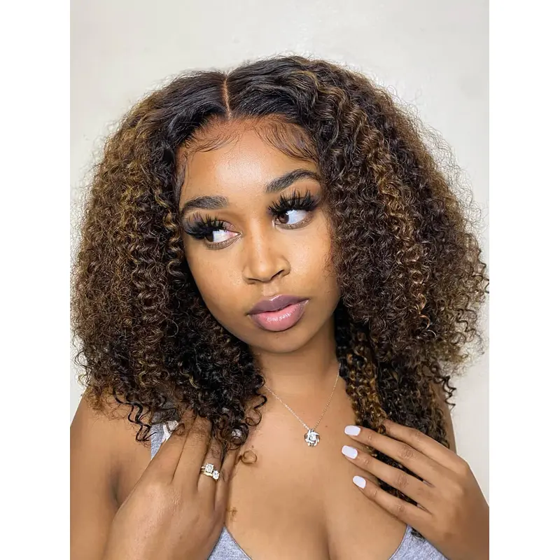 Natural Wigs For African American Shoulder Length Without Bangs Monofilament Wigs