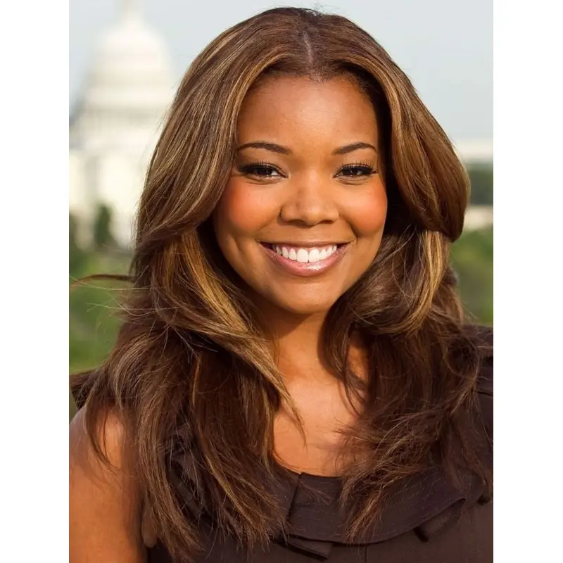 Natural Wigs For Black Women Lace Front Layered Wigs Long Synthetic Wigs