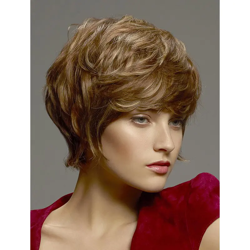 Wonderful Blonde Short Wavy Boycuts Fantastic Wigs