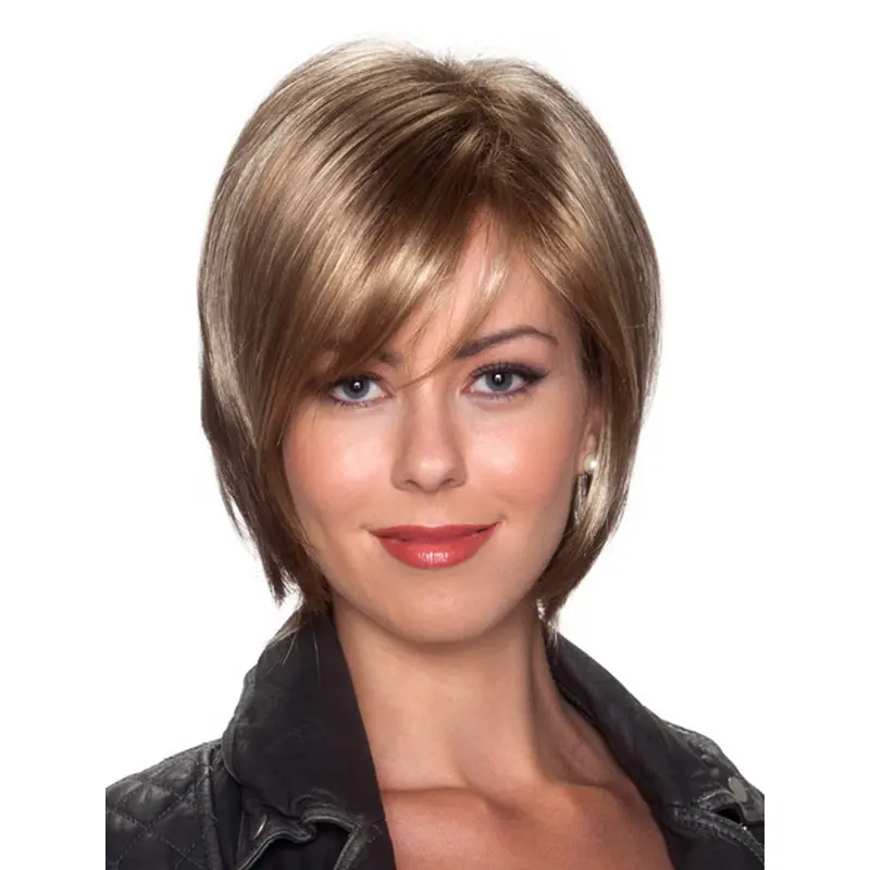 Wholesome Blonde Straight Chin Length Bob Wigs