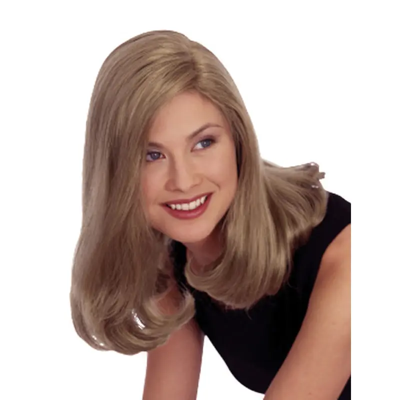 Stylish Blonde Straight Shoulder Length Synthetic Wigs
