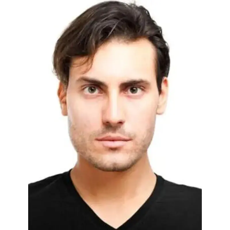 Wavy Cropped Mono Top Brown Synthetic Popular Side Swept Bangs Wigs