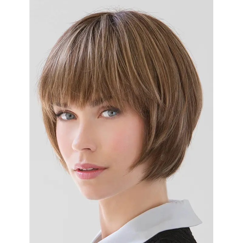 High Quality Chin Length Straight Blonde Bobs Fashional Wigs