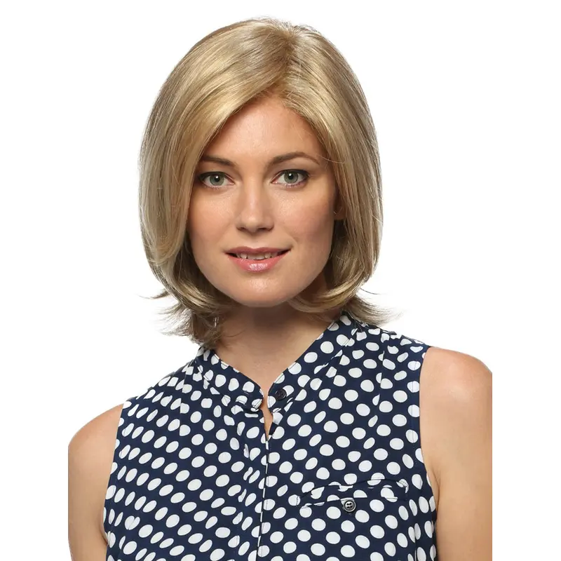 New Design Wavy Blonde Without Bangs Fashional Wigs