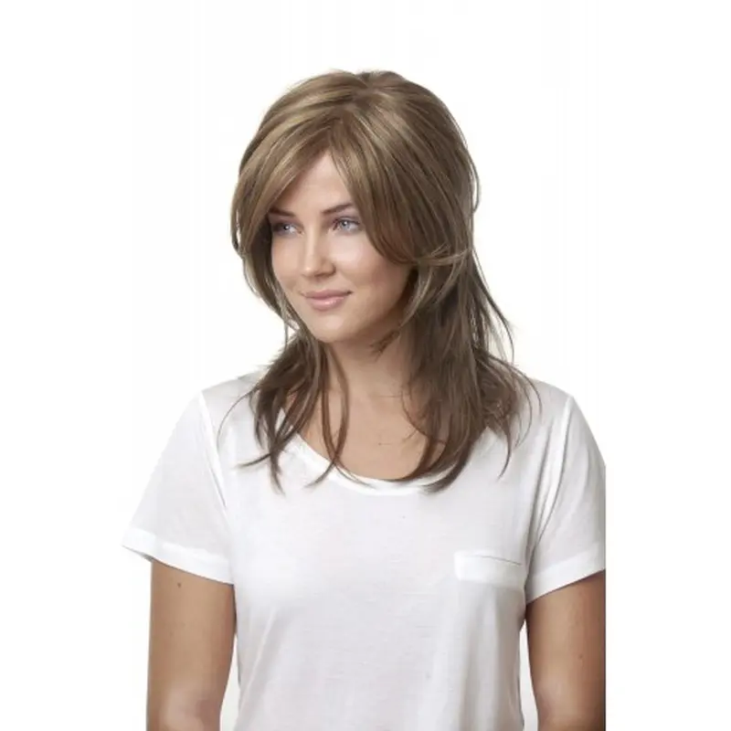 Polite Blonde Lace Front Long Lace Wigs