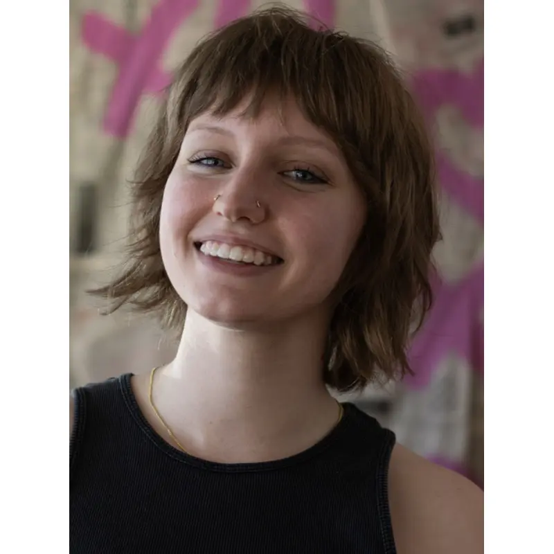 Short Bob Styled Wigs Monofilament With Bangs 8" Wavy Wigs