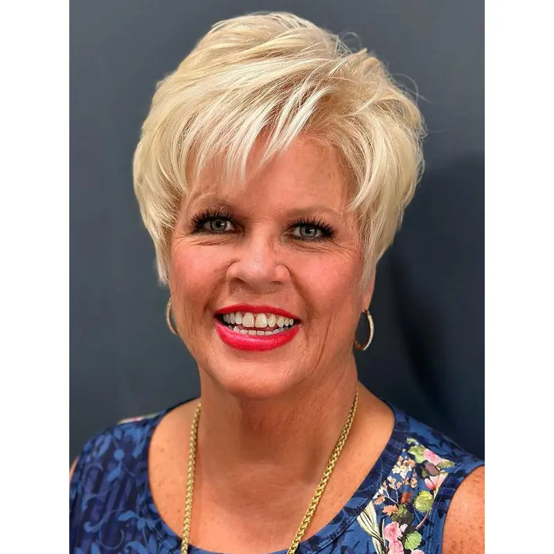 Short Lace Front Wigs 6" With Bangs Wigs