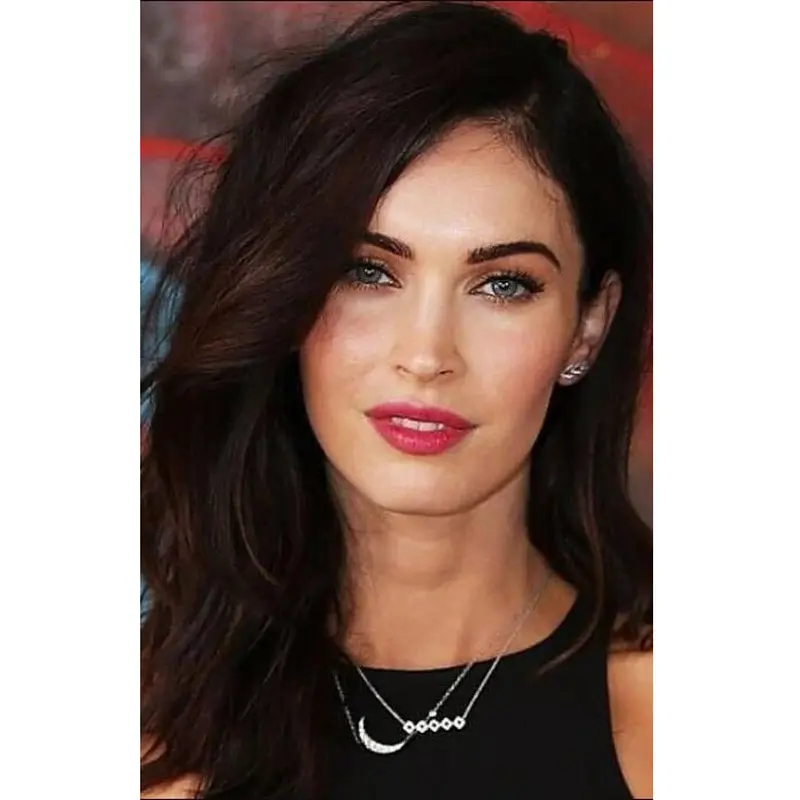 Brown Wig Shoulder Length Wavy Wigs Synthetic Without Bangs Lace Front Wigs