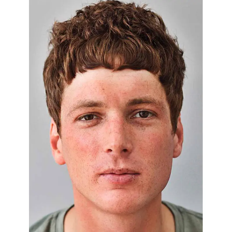 Mans Wigs Boycuts 4" Cropped Brown Wigs