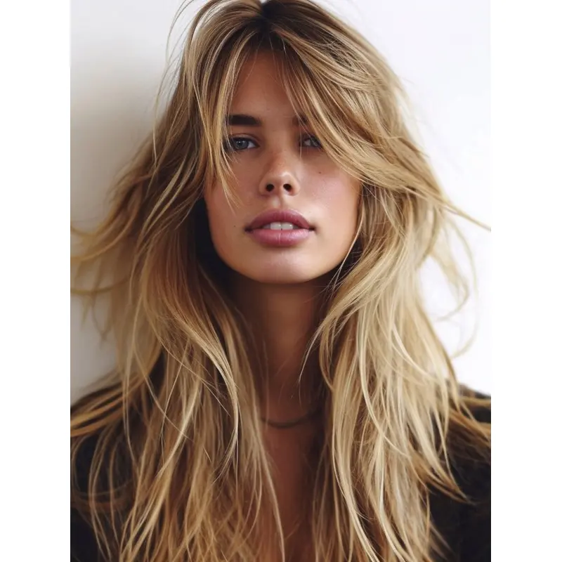 Layered Monofilament 18" Long Wavy Wigs For Sale