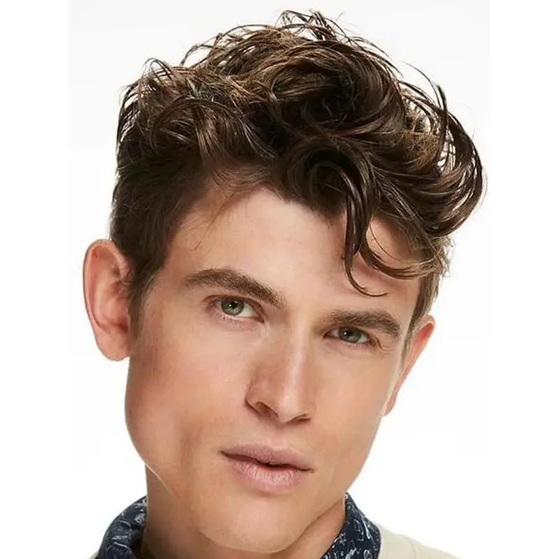 Gorgeous Capless Curly Brown Synthetic Disheveled Wigs