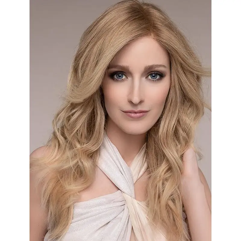 Remy Human Hair Layered Wavy 100% Hand-tied Top Long Hair Wigs