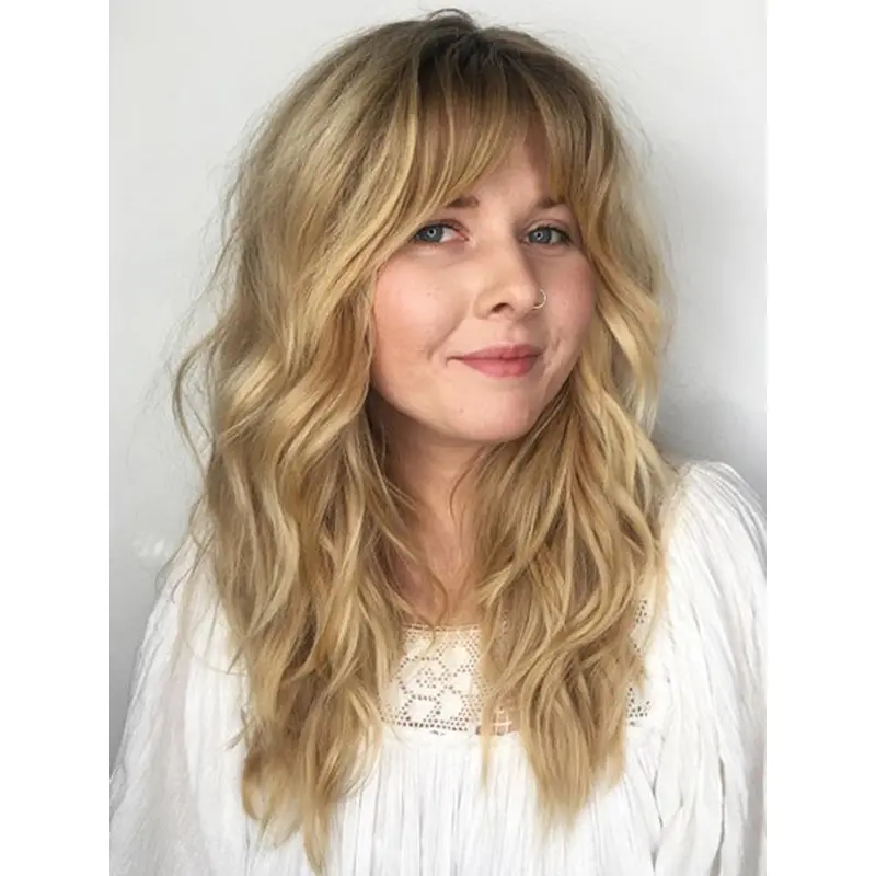 Synthetic 18" Monofilament Wigs Long Hair