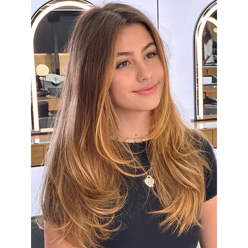 Monofilament Layered 18" Wavy Extra Long Wigs