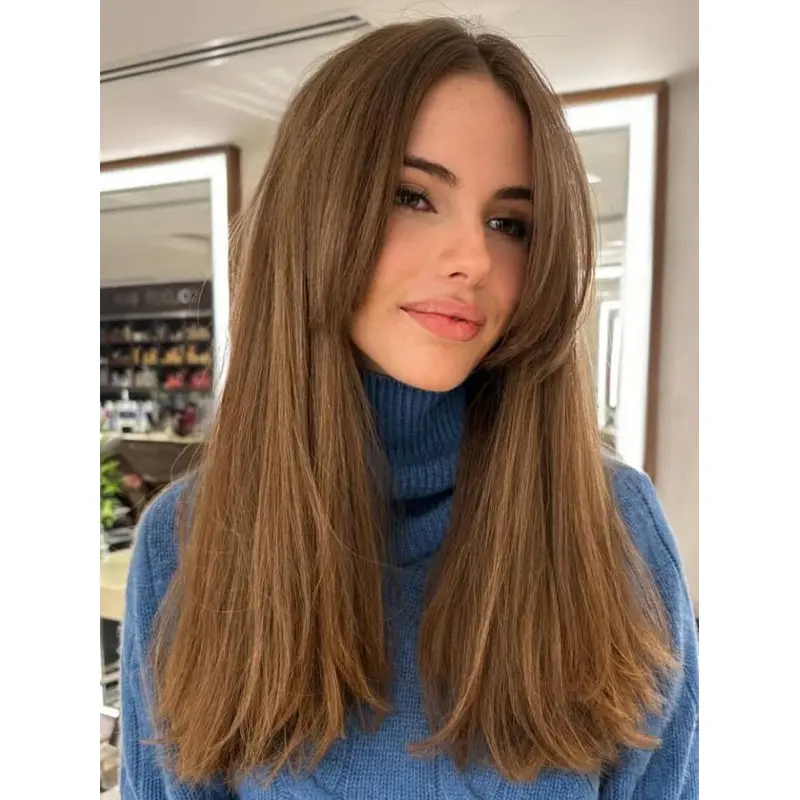 Long Hair Blonde Wigs 18" Lace Front Layered Wigs