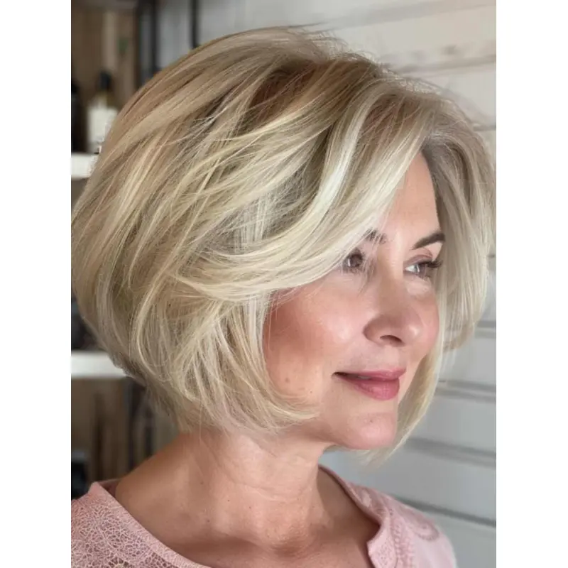 Short Bob Lace Front Wigs 10" Blonde Lace Front Wigs