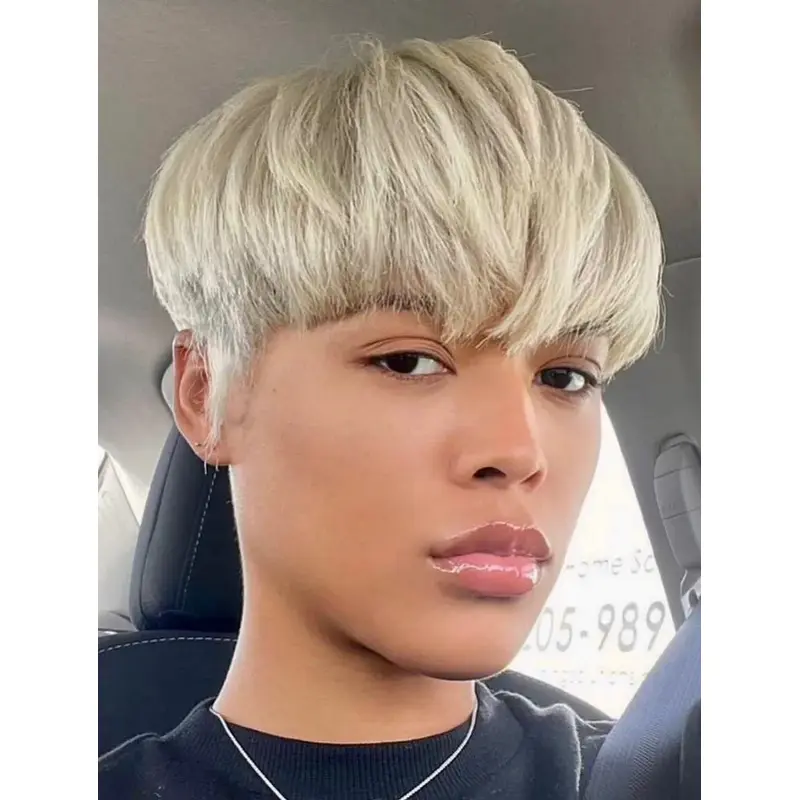 Ladies Wigs Short Styles Stylish Wigs Straight Synthetic Wigs