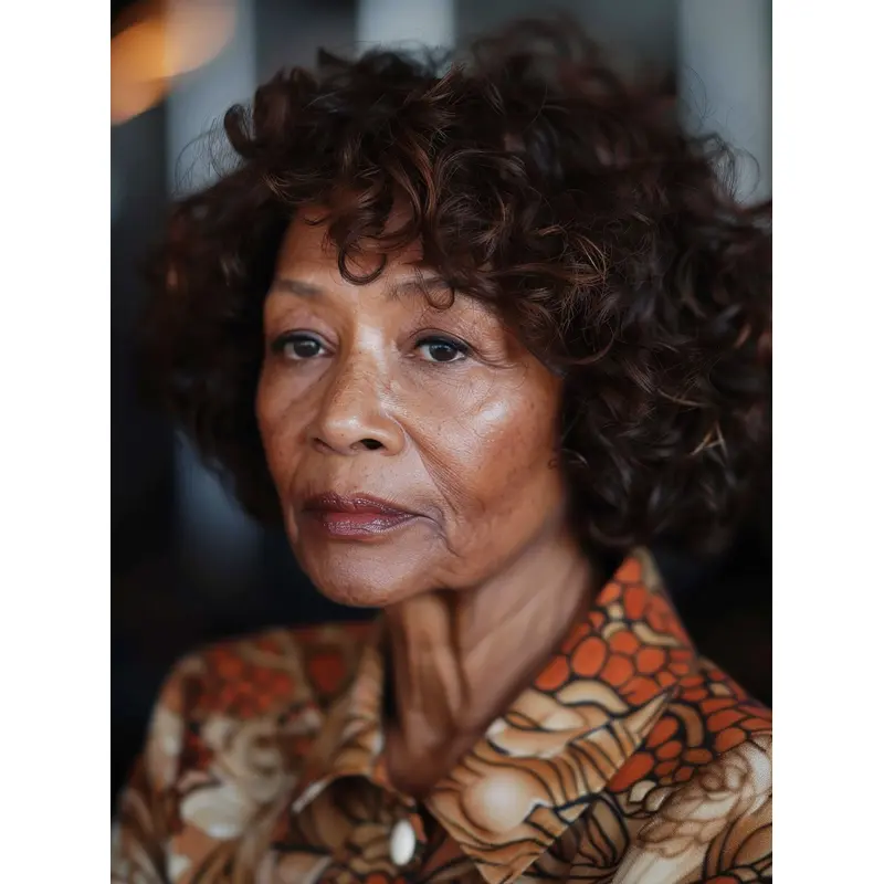 African American Bob Wigs Lace Front Brown 10" Wigs