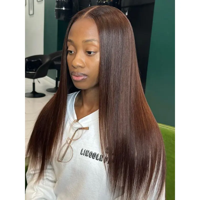 Human Hair Wigs For African American Without Bangs Monofilament 20" Wigs