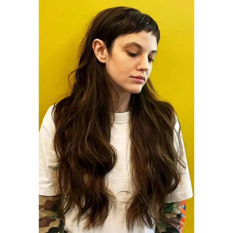 Long Hair Wigs For Women Layered Lace Front Wigs Wavy Synthetic Wigs