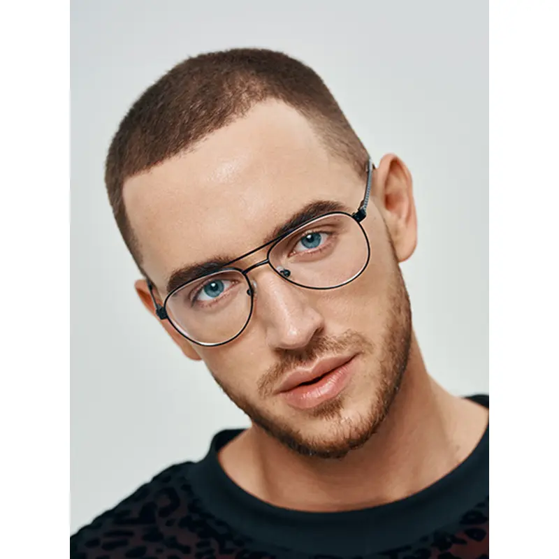 Cancer Wigs Men Straight Sythetic 4" Boycuts Wigs