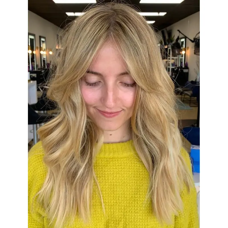 Long Hair Wigs That Look Real Without Bangs Lace Wigs Wavy Synthetic Wigs