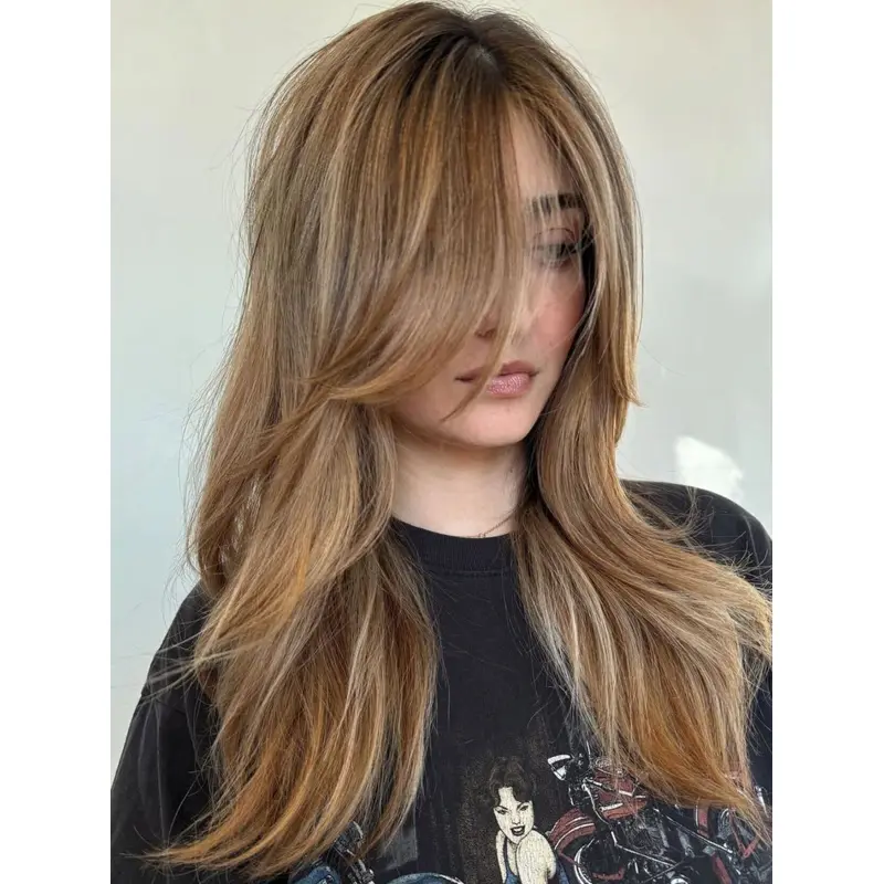 Blonde Wigs Long Wavy Layered 18" Lace Front Wigs