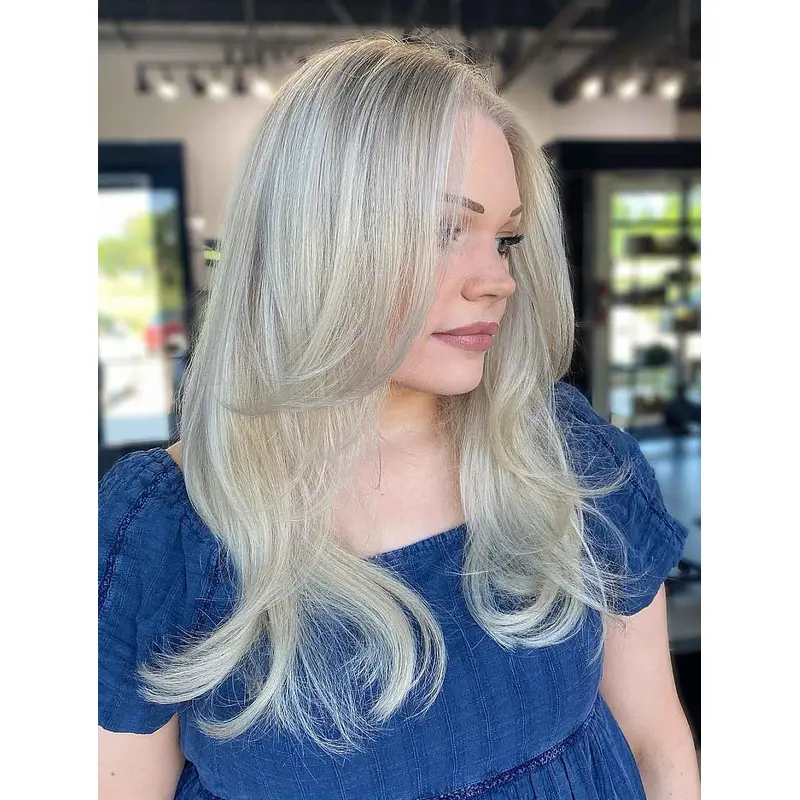 Lace Front Wigs Wavy Synthetic Without Bangs Wigs