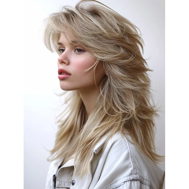 16" Synthetic Lace Front Long Hair Wigs For Women