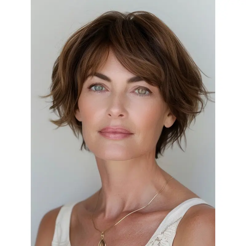 Short Lace Front Bob Wigs 8" Wavy Lace Front Wigs