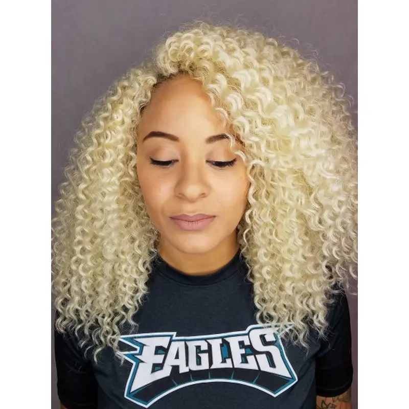 African American Afro Wigs Shoulder Length Bobs Monofilament Wigs