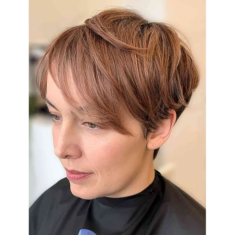 Short Hair Wigs Straight Durable Wigs Synthetic Cropped Wigs