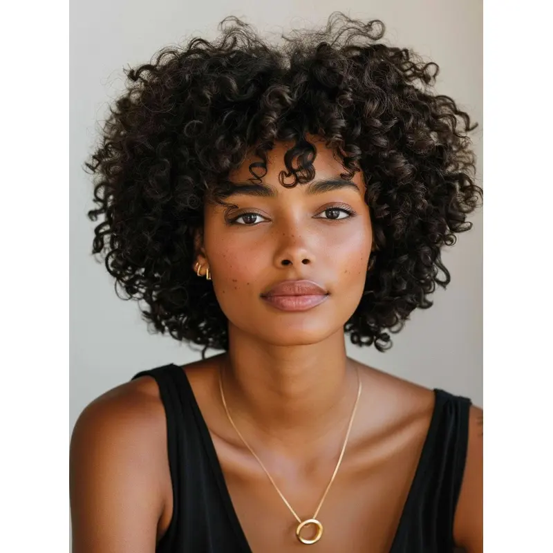African American Wigs For Sale Curly Brown Layered Wigs