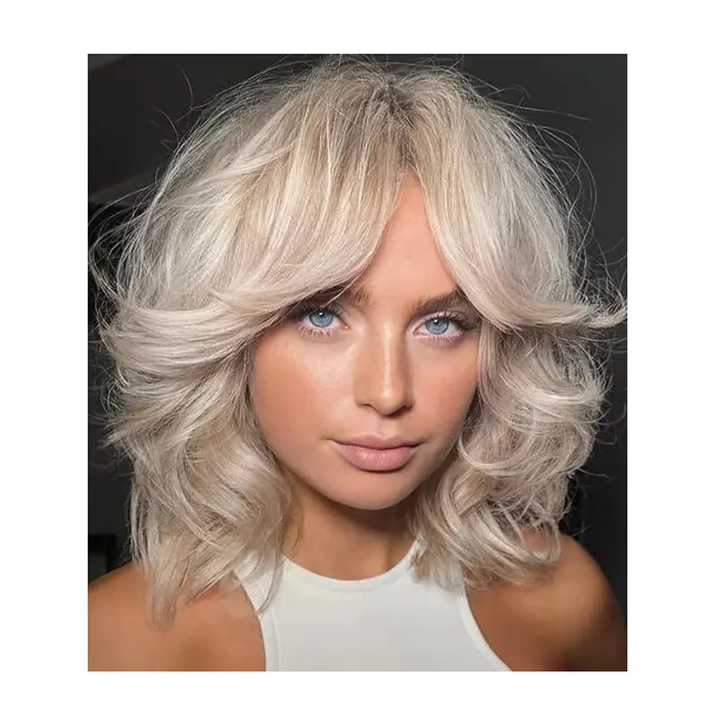 Best Lace Wigs Wavy Synthetic Wigs Convenient Bob Wigs
