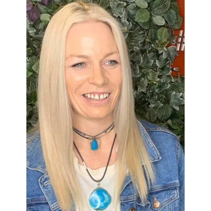 Long Straight Wigs Blonde Synthetic 16" Wigs